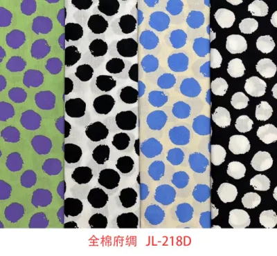 Special Style DOT Printed 100% Cotton Poplin Fabric for Apparel