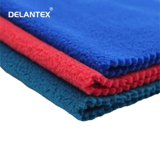 Recycle Polyester Eco Friendly Sustainable Grs One Side Fleece Anti Pilling Circular Knit Textile Fabric for Garment Apparel